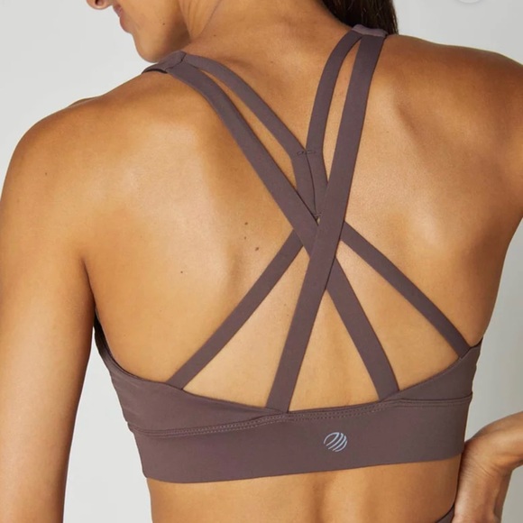 Double Strap Medium Support Sports Bra - Picture 2 of 4